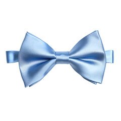 Naklejka premium Elegant Blue Bow Tie Isolated on White Background for Formal Events and Fashion Accessories