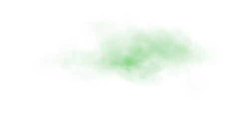 Soft Green Smoke Trail. Realistic Misty Effect for Atmospheric Design, Visual Overlays, or Abstract Digital Art Projects