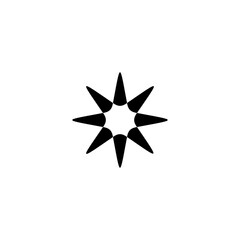 Obraz premium Bullets, one geometric symbol simple logo vector