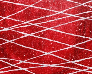 Abstract Red Background With White Diagonal Lines