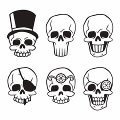 Obraz premium skull and bones