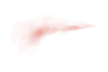 Obraz premium Transparent Red Cloud Effect with Soft Mist and Vapor Texture