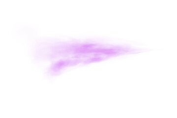 Transparent Purple Cloud Effect with Soft Mist and Vapor Texture