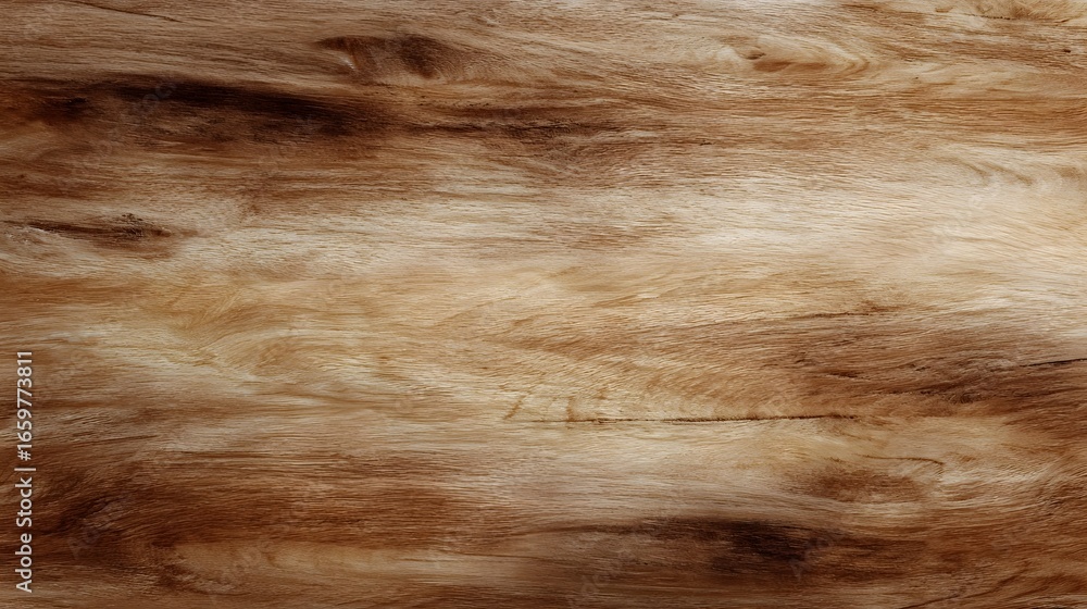 Poster a high wood grain table surface with copy space in the center long title a close up view of a rustic