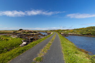 Seascape. Dungloe coast landscape. Donegal. Ireland