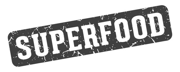 superfood rectangular sign. superfood stamp