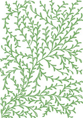 Seamless plant pattern