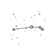 Fototapeta premium Constellation Zodiac Star