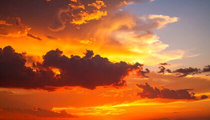 Fototapeta premium Dramatic sunset cloudscape (3)