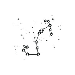 Obraz premium Constellation Zodiac Star