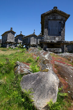 H&oacute;rreos de Espigueiros, in Portugal, the largest complex on the Iberian Peninsula