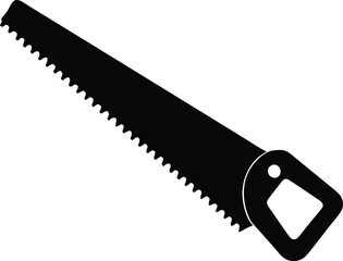  handsaw tool silhouette design  