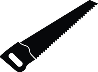  handsaw tool silhouette design  