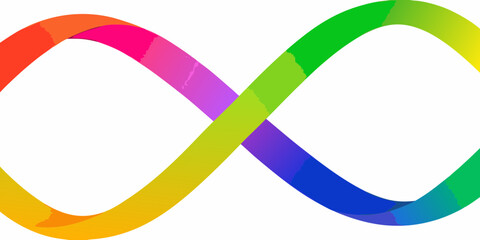 Colorful Infinity Symbol Design