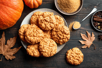 Homemade Pumpkin Spice Cookies