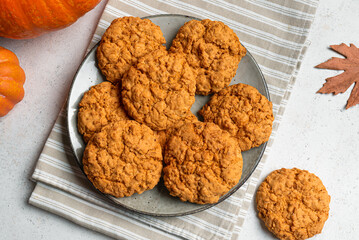 Homemade Pumpkin Spice Cookies