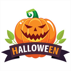 Happy Halloween. Happy Halloween text banner design template. Happy Halloween logo , Happy Halloween label, Happy Halloween sticker, Happy Halloween poster, Happy Halloween banner design.