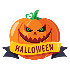 Happy Halloween. Happy Halloween text banner design template. Happy Halloween logo , Happy Halloween label, Happy Halloween sticker, Happy Halloween poster, Happy Halloween banner design.