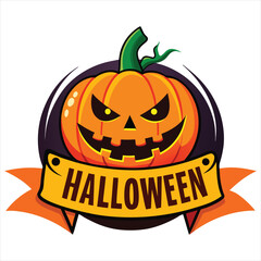 Happy Halloween. Happy Halloween text banner design template. Happy Halloween logo , Happy Halloween label, Happy Halloween sticker, Happy Halloween poster, Happy Halloween banner design.