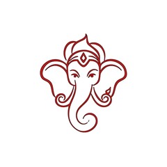 Hindu God Ganesha Illustration