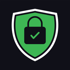 Digital login security and authentication  lineal color concept