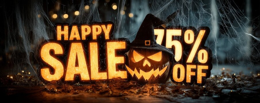 Halloween AI pumpkin sale!