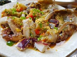 Korean Soy Sauce Marinated Crab (Gejang) – Traditional Fermented Dish