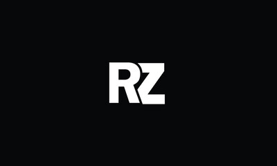 Obraz premium RZ,ZR,R,Z,Z,R abstract, letters, logo, monogram, style, symbols, ambitions, icons, 
