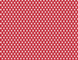 seamless pattern with red background and white icons