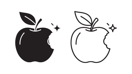 Apple icon with transparent background