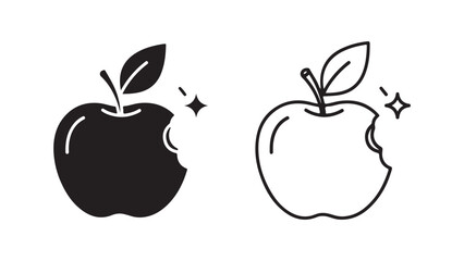 Apple icon with transparent background
