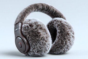 earmuffs are plush cozy with a sleek adjustable band ideal for winter marketing
