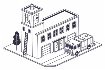 vector illustration of a city