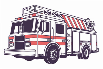 fire truck vector
