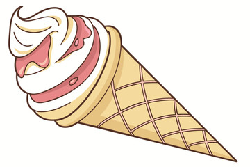 ice cream vector illustration