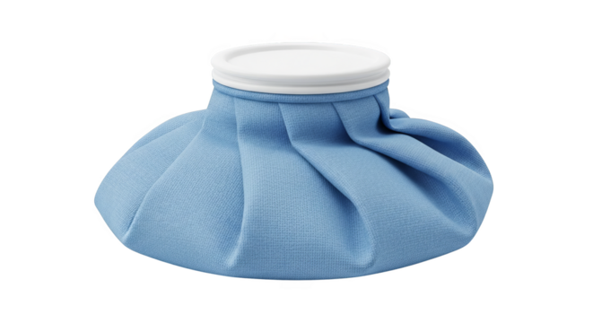 Reusable Ice Pack Light Blue Fabric Cover