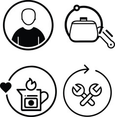 Three related assets a symbolic wrench.