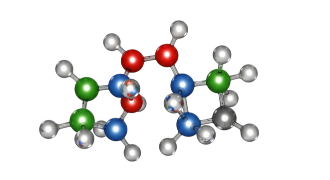 3d Model Of Complex Organic Molecule