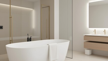 The art of modern bathroom space