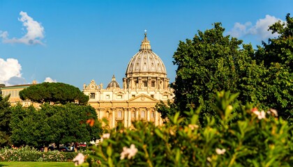 Fototapeta premium Vatican City, St. Peter's Basilica