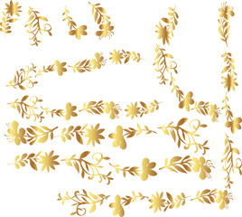 floral design elements	flower pattern set design elements	