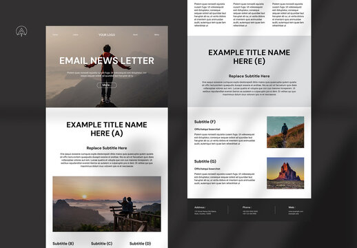 Minimal Newsletter Template