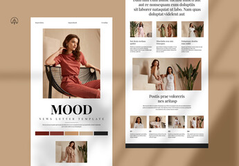 Mood News Letter Template