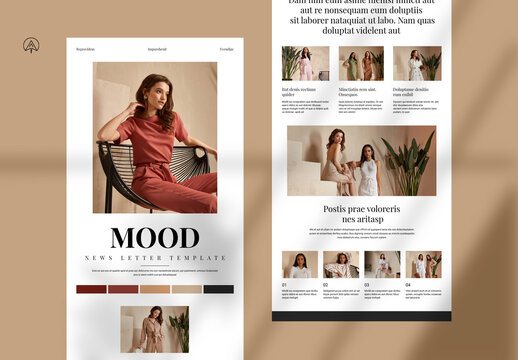 Mood News Letter Template