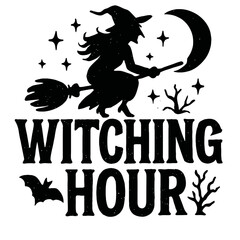 Grunge Textured Witching Hour Halloween