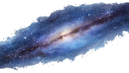 A swirling expanse of cosmic dust and light.  A detailed view of a galaxy, showcasing a bright central region and numerous stars