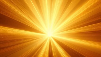 Dynamic golden light burst radiating from a central point, symbolizing energy and hope