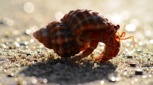 shell on the sand