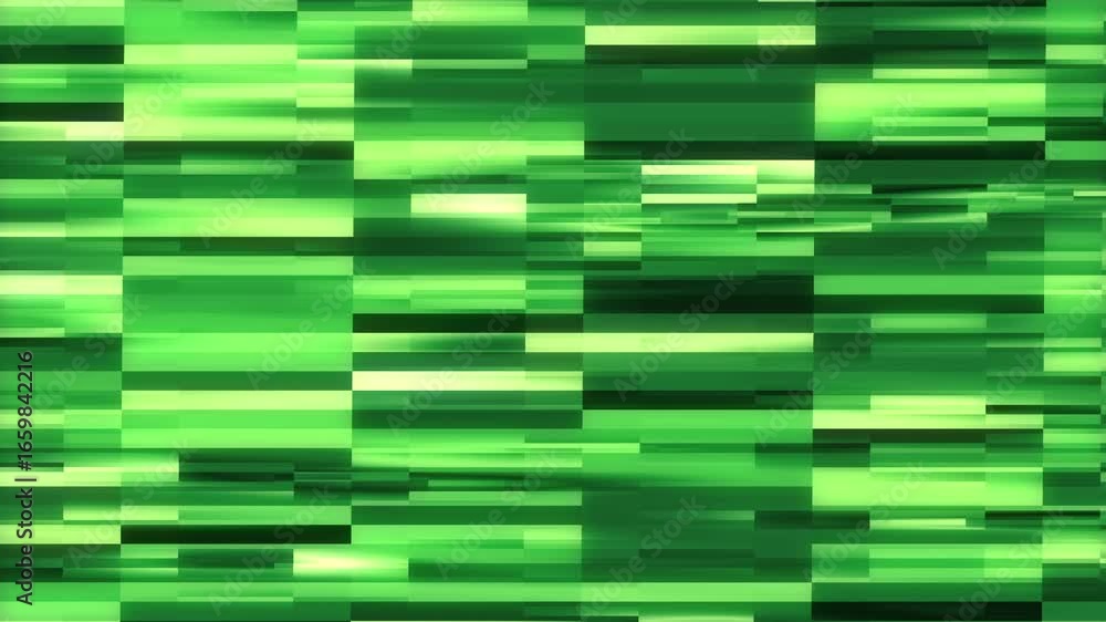 Poster abstract green geometric lines motion background digital glitch effect futuristic technology data st