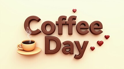 Celebrate coffee day with delicious brews cafes worldwide graphic design cozy atmosphere creative presentation